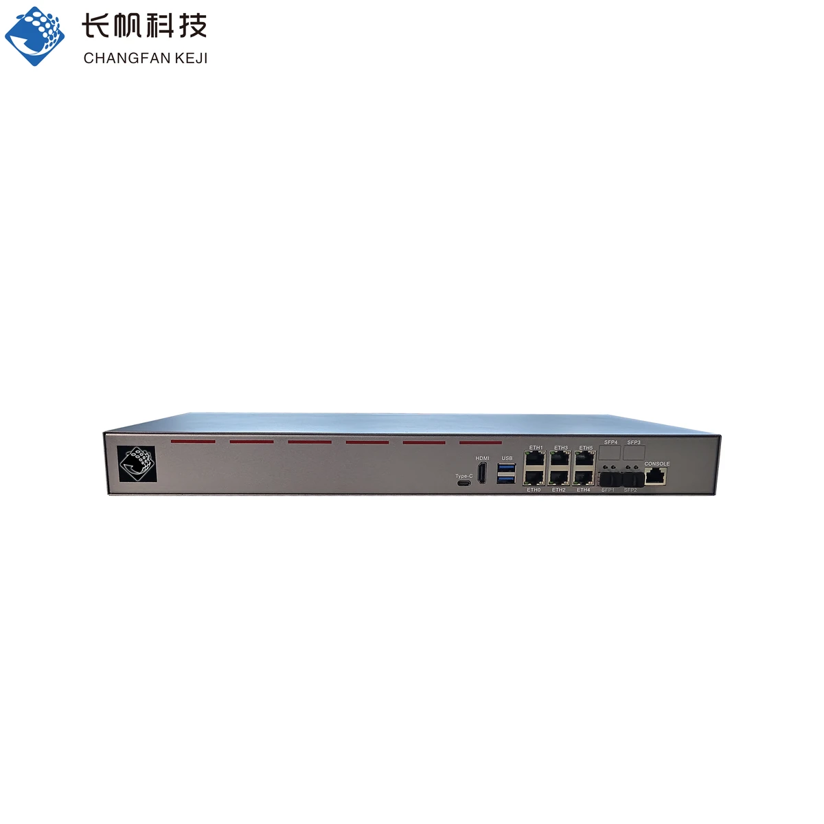 Компьютер Changfan Technology CF-946-6L2S 1U стоечный 6 электропитание 2 оптические SFP сетевая безопасность industrial PC