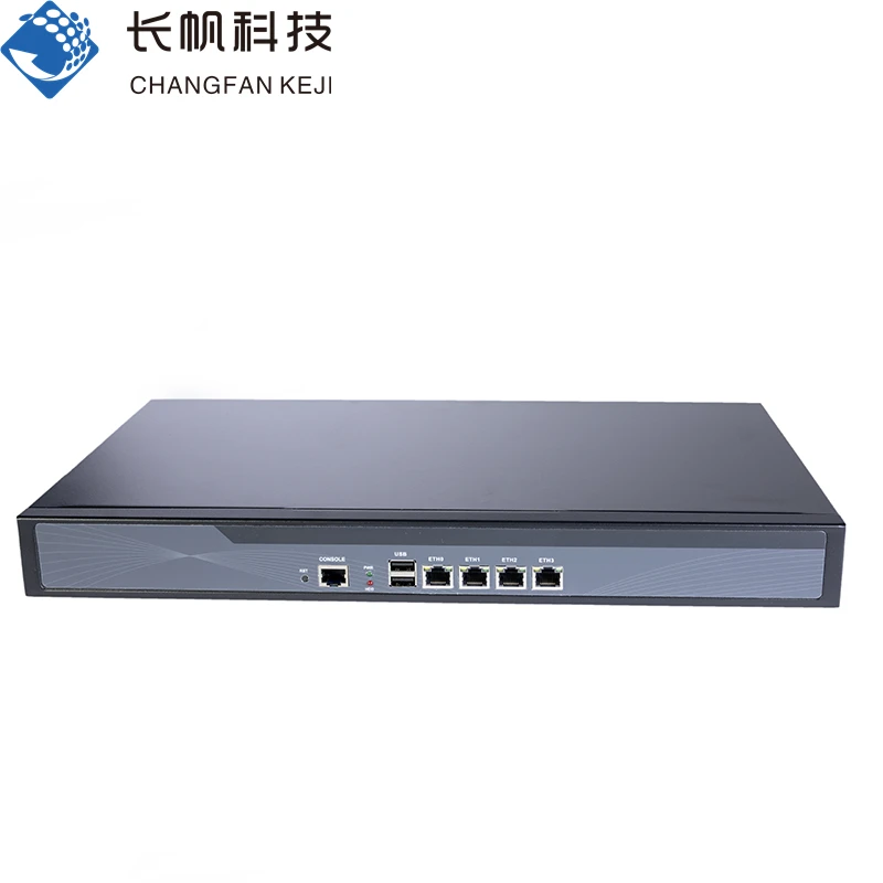长帆科技CF-D525-4L软路由1U机架式工控机