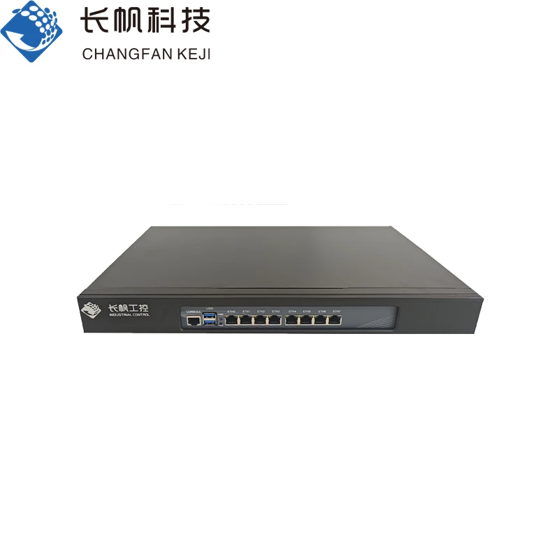 长帆科技CF-3210-8L八网口1U机架式网安工控机