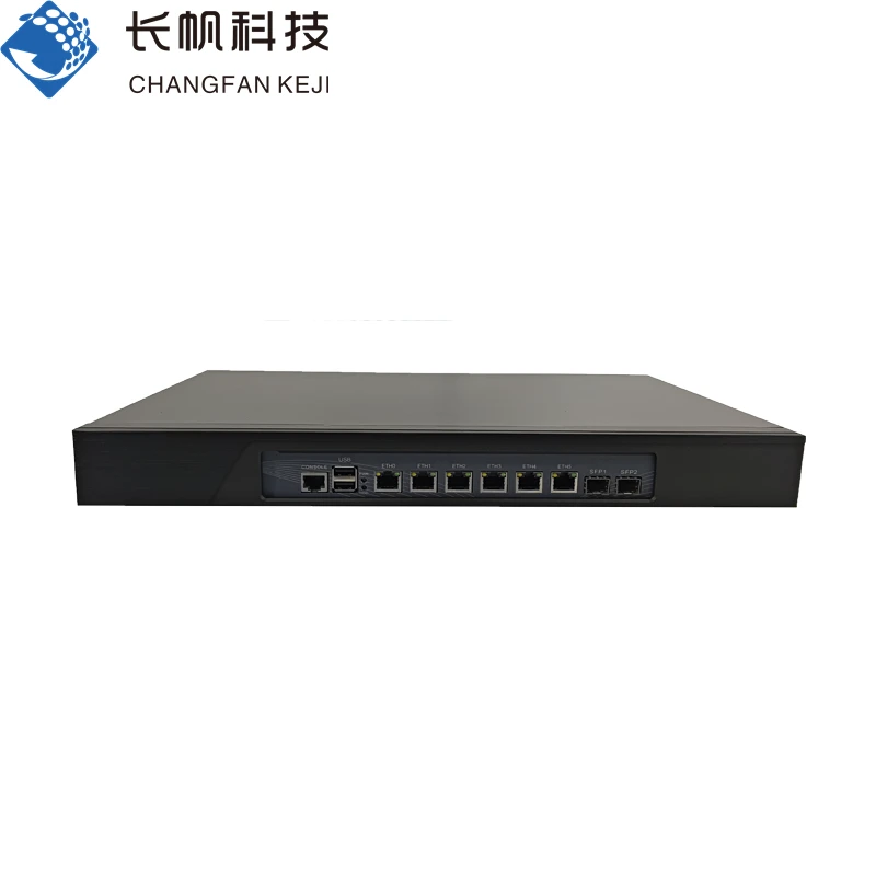 长帆科技CF-B75-6L2S八网口机架式网安工控机