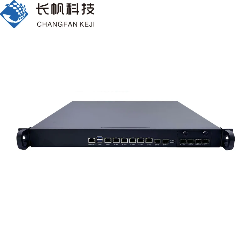 长帆科技CF-B150-6L2S 八网口机架式工控机