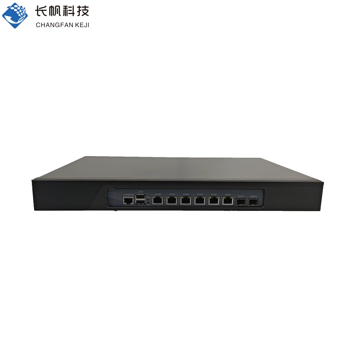 长帆科技CF-B75-6L2S八网口机架式网安工控机