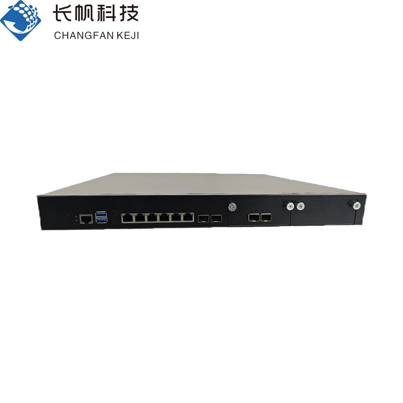 长帆科技CF-C612-6L2SLUXX八网口1U机架式工控机